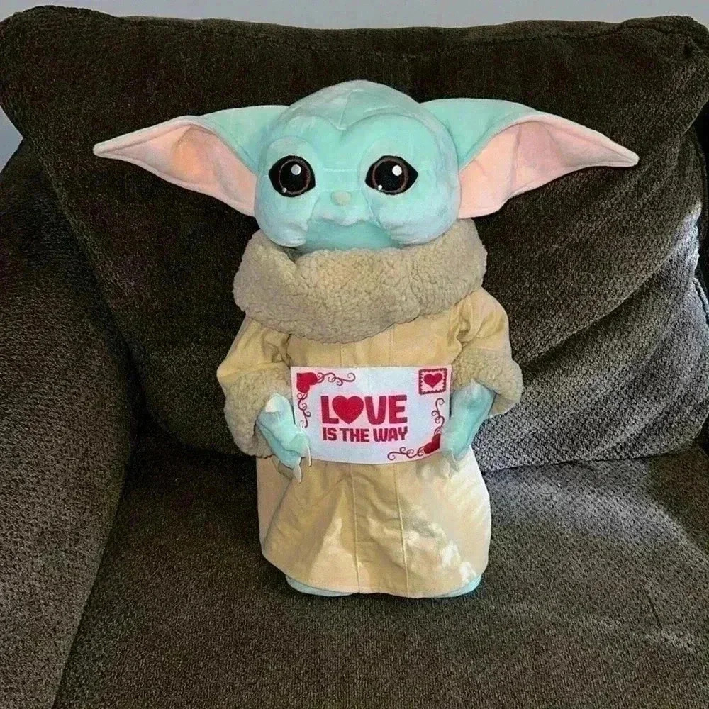 Star Wars The Mandalorian Grogu Baby Yoda Standing Figurine 20” Tall